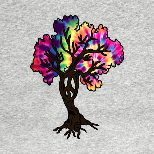 Hippie Peace Tree by imphavok